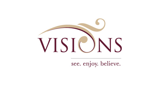 logo for VISIONS home builder